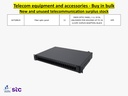 Buy in bulk quantities new and unused telecommunications surplus stock, equipment, and accessories.