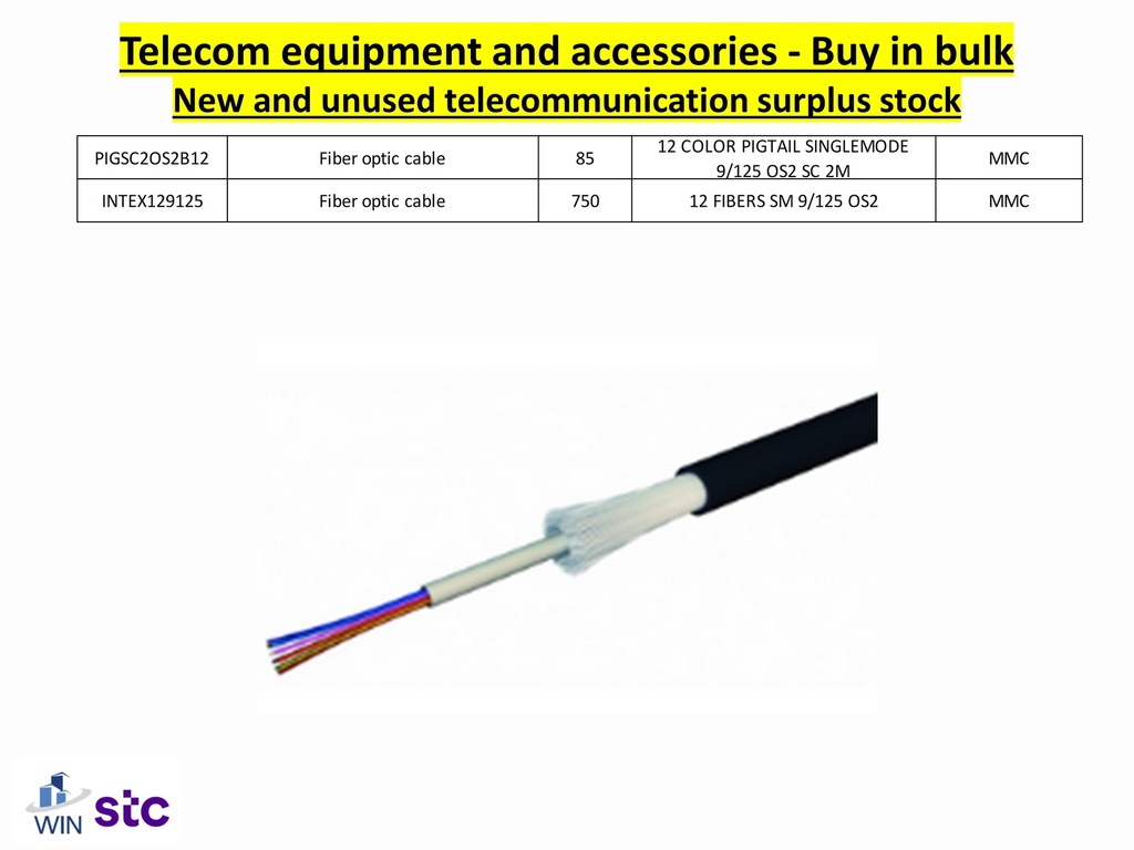 Buy in bulk quantities new and unused telecommunications surplus stock, equipment, and accessories.
