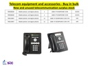 Buy in bulk quantities new and unused telecommunications surplus stock, equipment, and accessories.