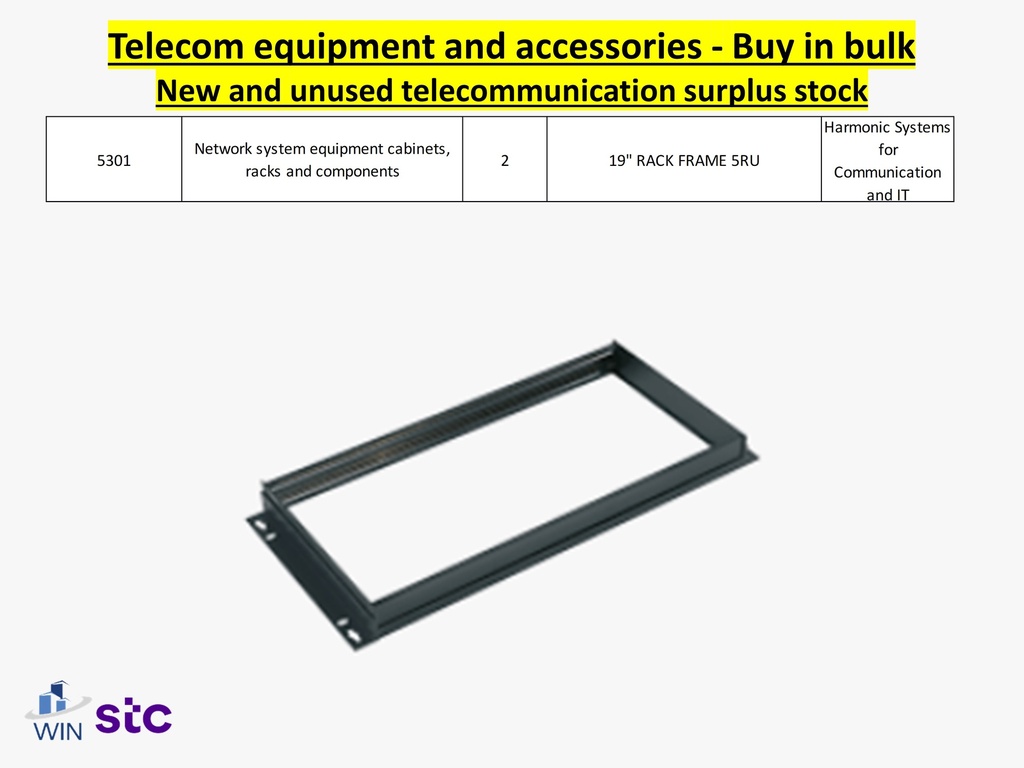Buy in bulk quantities new and unused telecommunications surplus stock, equipment, and accessories.