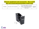 Buy in bulk quantities new and unused telecommunications surplus stock, equipment, and accessories.
