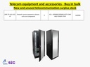 Buy in bulk quantities new and unused telecommunications surplus stock, equipment, and accessories.