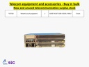 Buy in bulk quantities new and unused telecommunications surplus stock, equipment, and accessories.