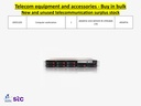 Buy in bulk quantities new and unused telecommunications surplus stock, equipment, and accessories.