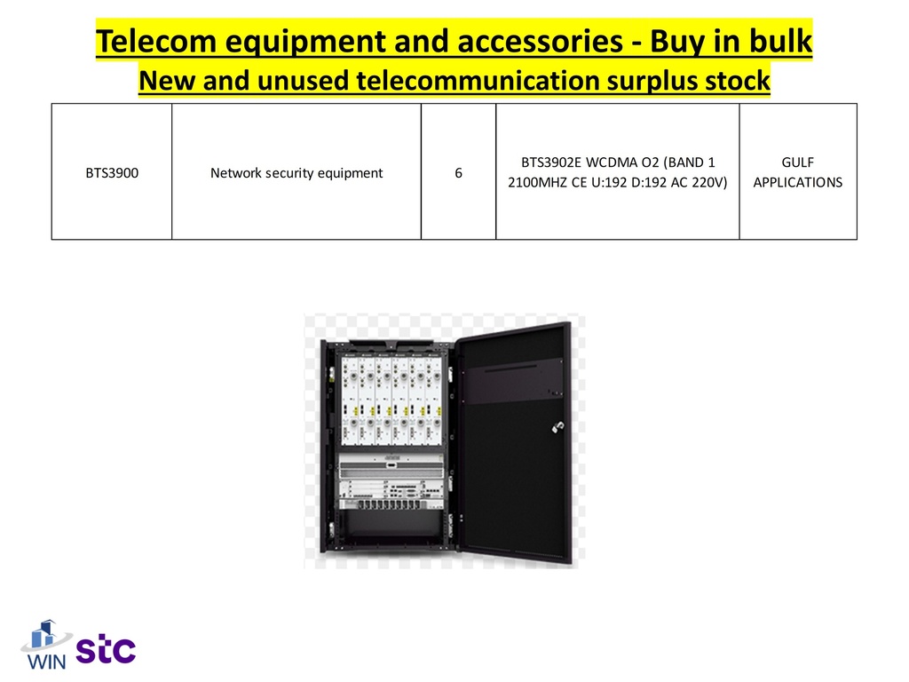Buy in bulk quantities new and unused telecommunications surplus stock, equipment, and accessories.