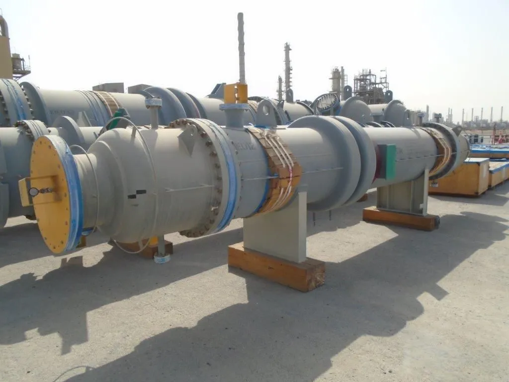 HEAT EXCHANGER: TYPE BEM; HORIZONTAL WITH CHANNEL HEADS TAG : 11-E-012