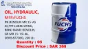 OIL, HYDRAULIC,MFR:FUCHS PN:RENOLIN MR 15-VG