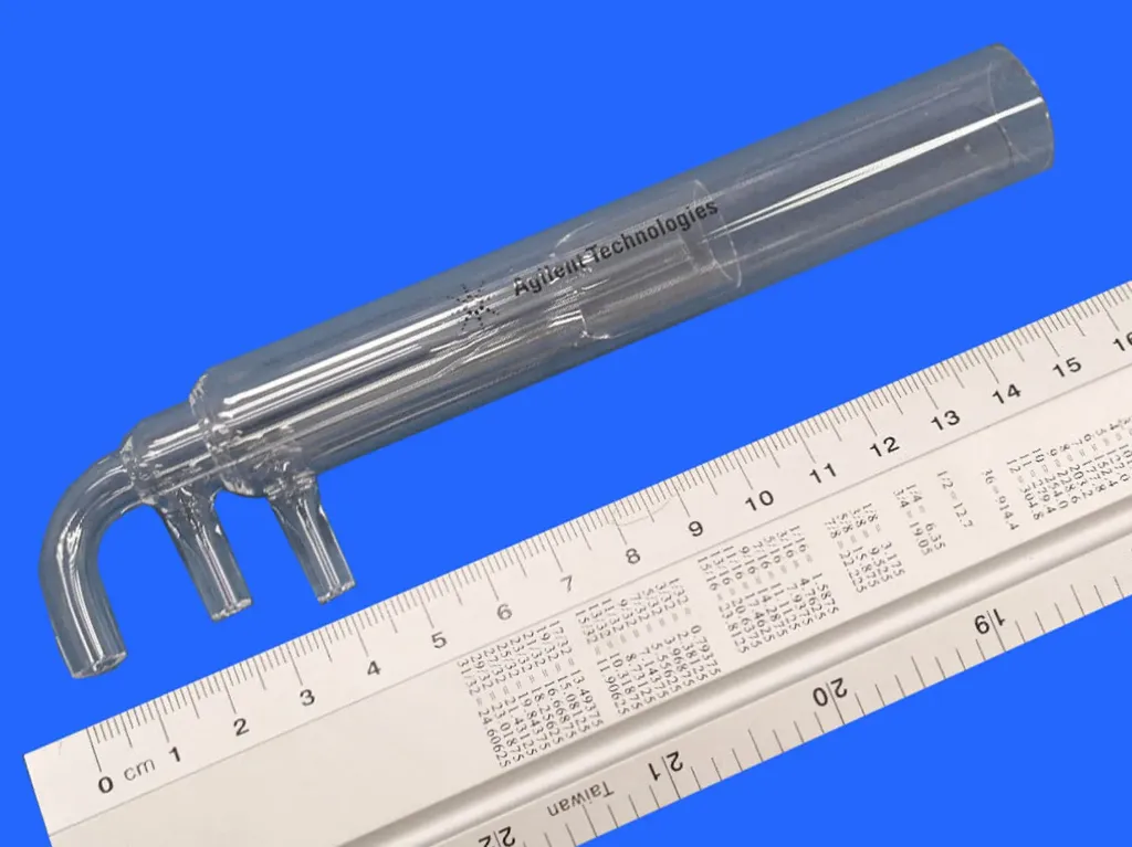 TORCH TYPE LOW-FLOW MATERIAL QUARTZ FFT2.4MM ID INJECTOR TUBE