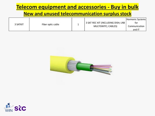 Buy in bulk quantities new and unused telecommunications surplus stock, equipment, and accessories.